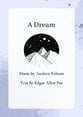A Dream SATB choral sheet music cover